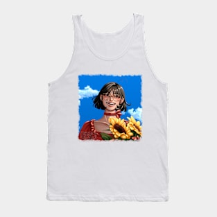 Ann sunflowers Tank Top